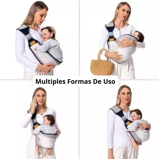💇‍♀️🩺👍 Portabebés Portátil Ajustable Ergonómico: ¡Comodidad y seguridad para ti y tu bebé!