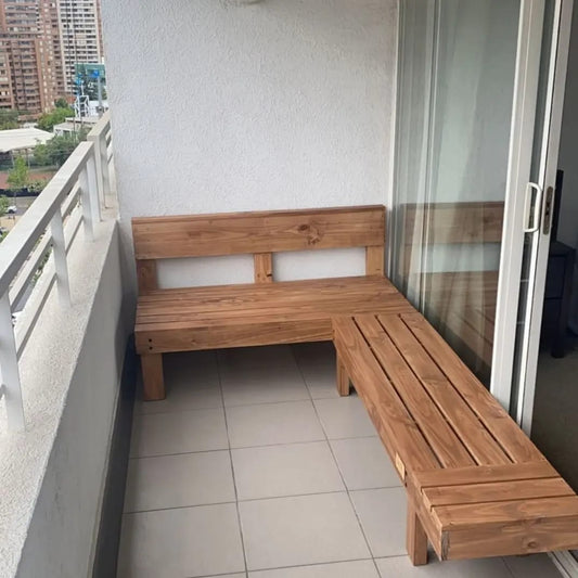 🌼 Juego de Banquetas para Balcón: ¡El toque moderno y cómodo que tu espacio exterior necesita!