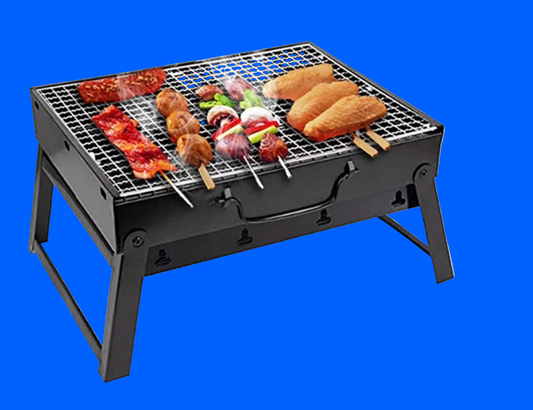 🌼 Barbacoa Plegable Portátil de Acero Inoxidable: ¡La Parrilla Perfecta para Tus Reuniones Familiares!