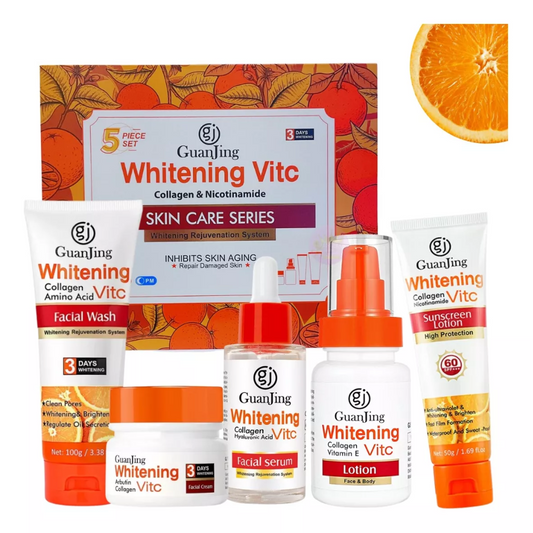 💇‍♀️🩺👍  Set Completo Skin Care Vitamina C: Hidrata, Blanquea y Reduce Arrugas con el Poder Natural.