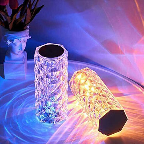 💡 Lámpara de cristal RGB con parlante Bluetooth.